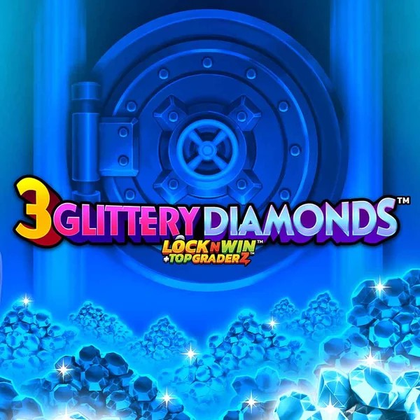 3 Glittery Diamonds game by PearFiction Studios – logo hosted on Monro Casino